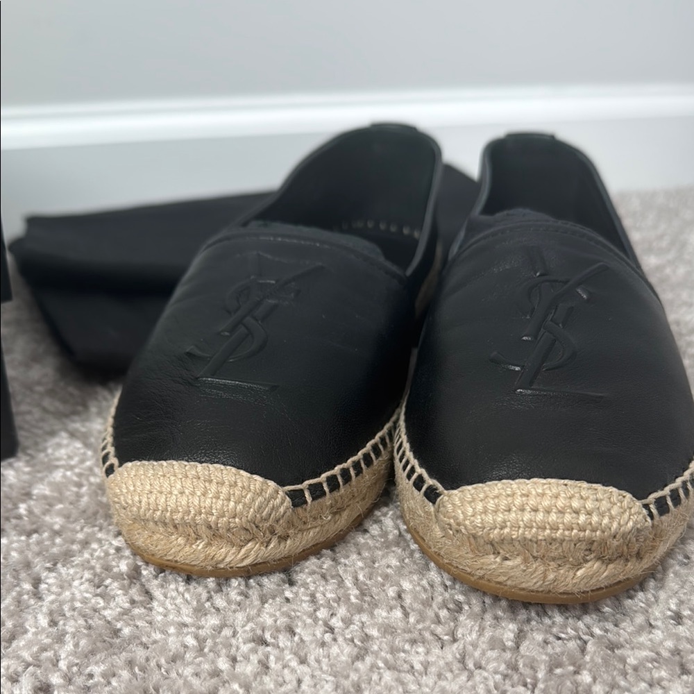 Saint Laurent Black Espadrilles - Picture 3 of 7